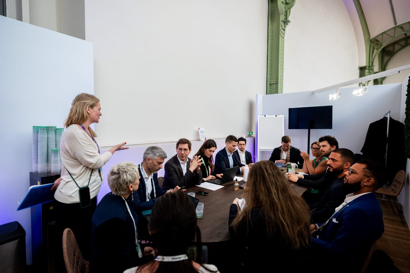 Nature-based Solutions roundtable hosted by the coalition at the Grand Palais, March 2026